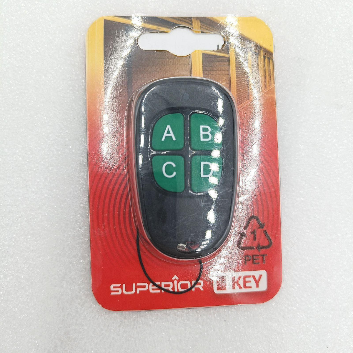 Universal-Fernbedienung Superior Electronics Key Vier Kanäle 433,92 MHz – Neu