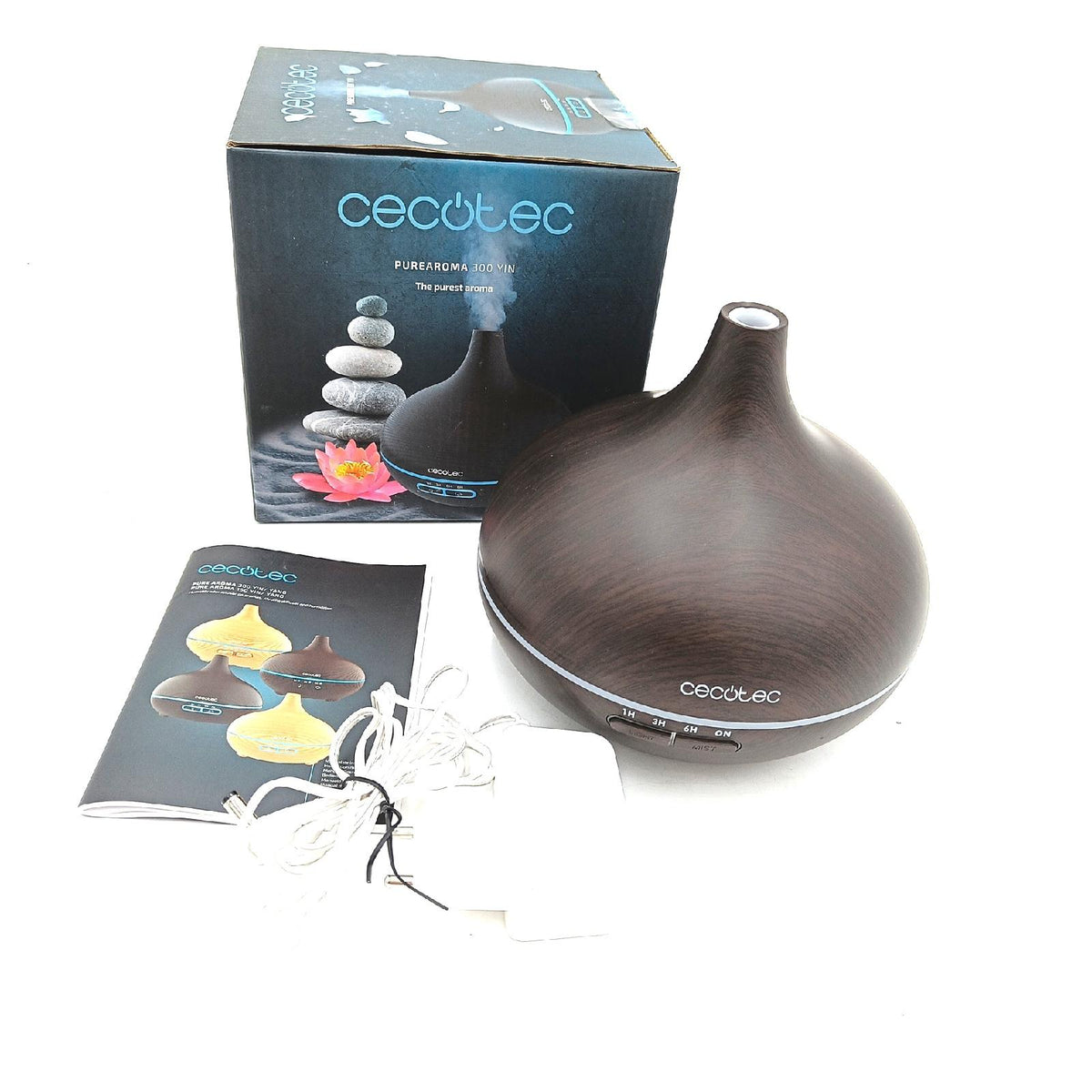 Cecotec Luftbefeuchter Aromatherapie Haushaltsgeräte Pure Aroma 300ml LED beleuchtung leise