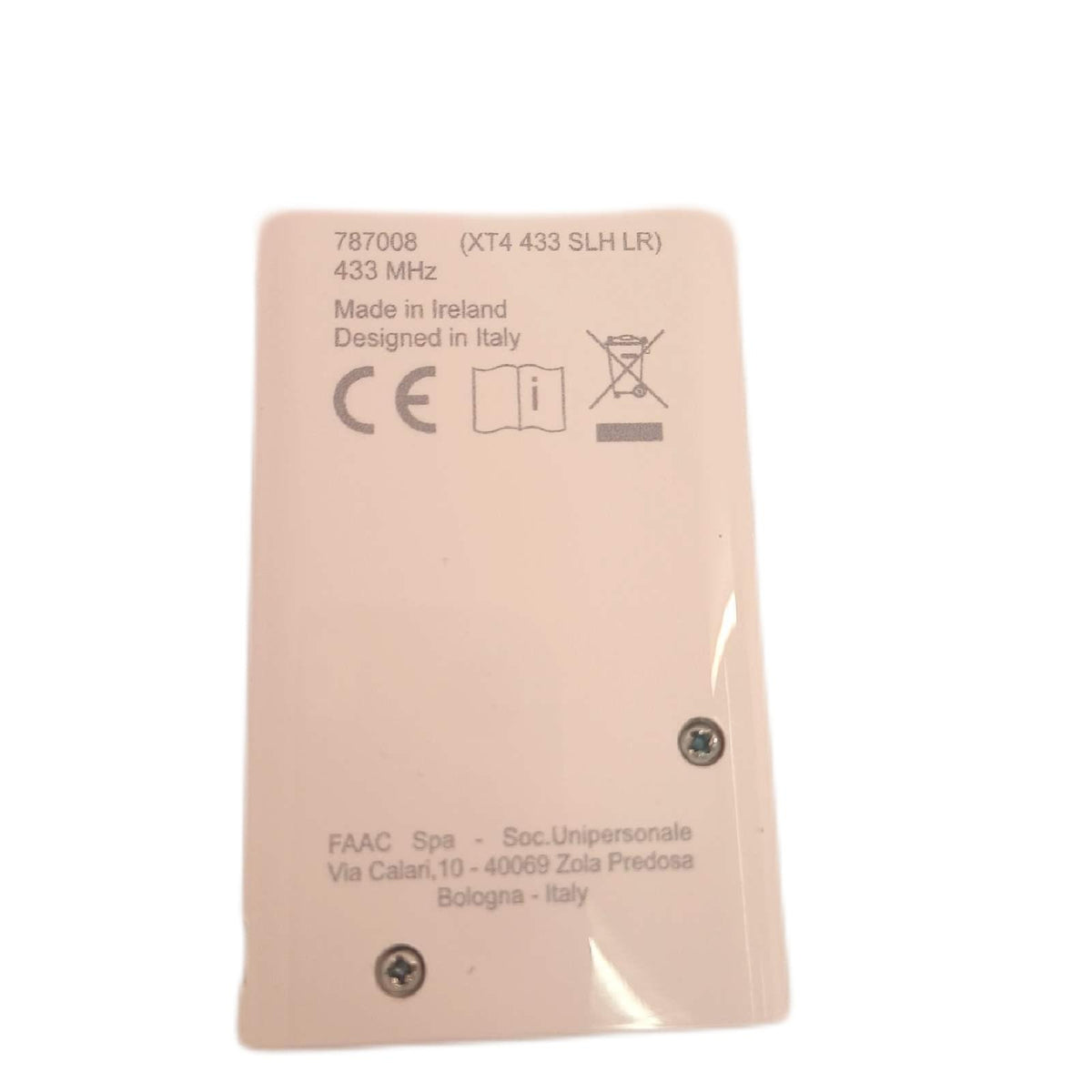 Faac Fernbedienung Sender XT4 433 MHz SLH LR kompatibel einfach – Sehr gut