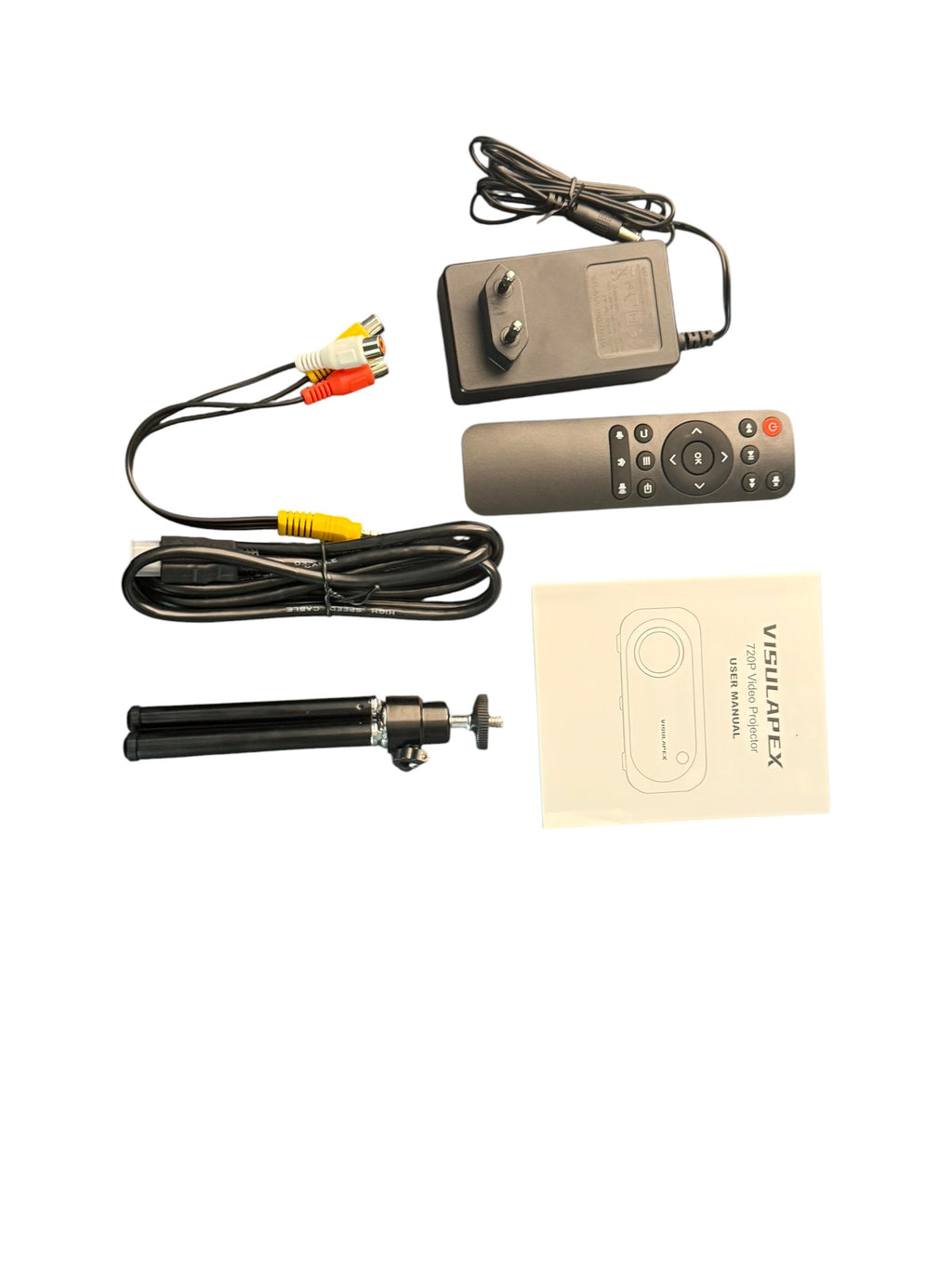 VISULAPEX V3 Mini Beamer HD WLAN Bluetooth HDMI USB 720p