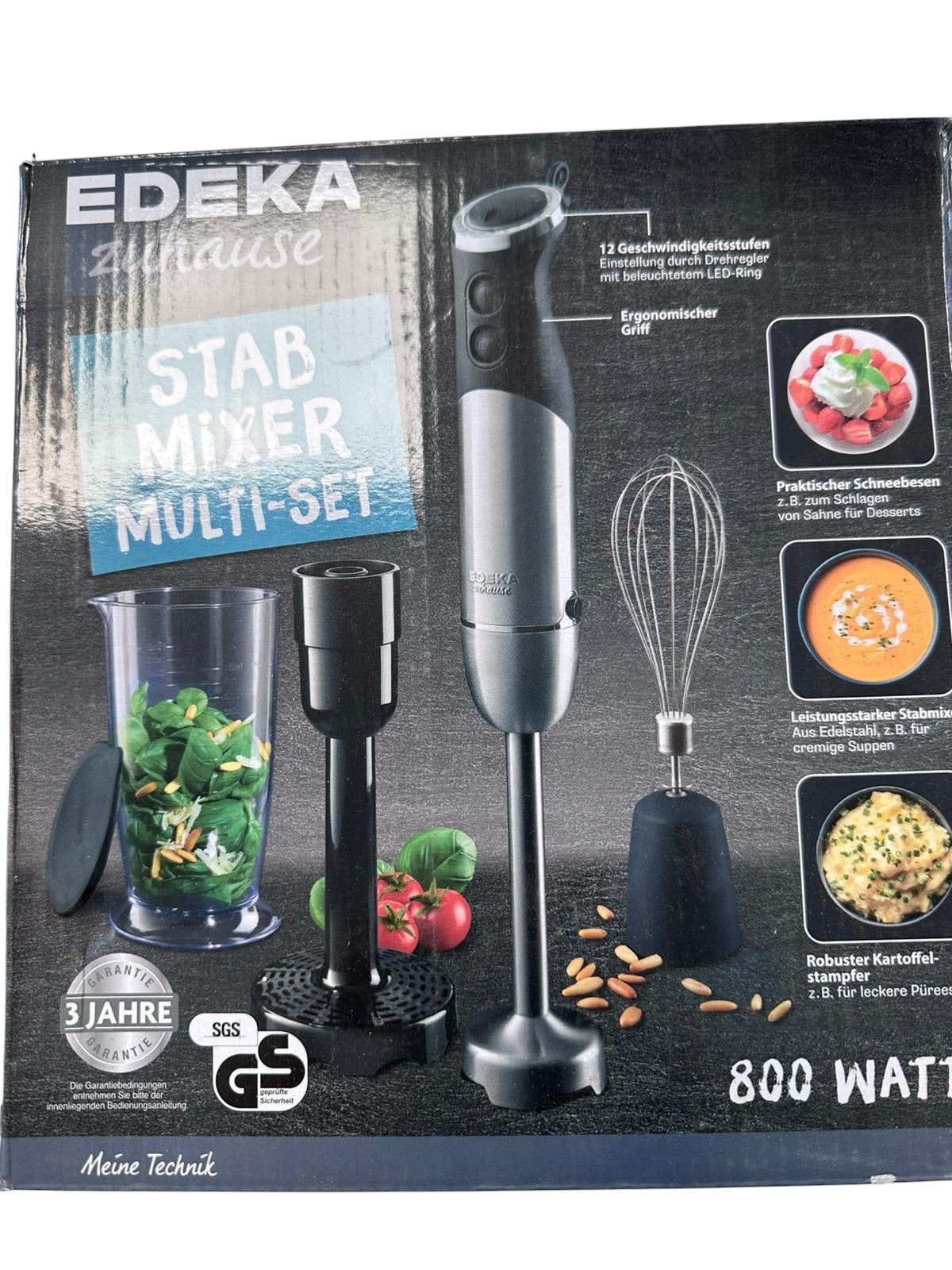 Stabmixer Multi-Set STM1 mit 800 Watt Leistung