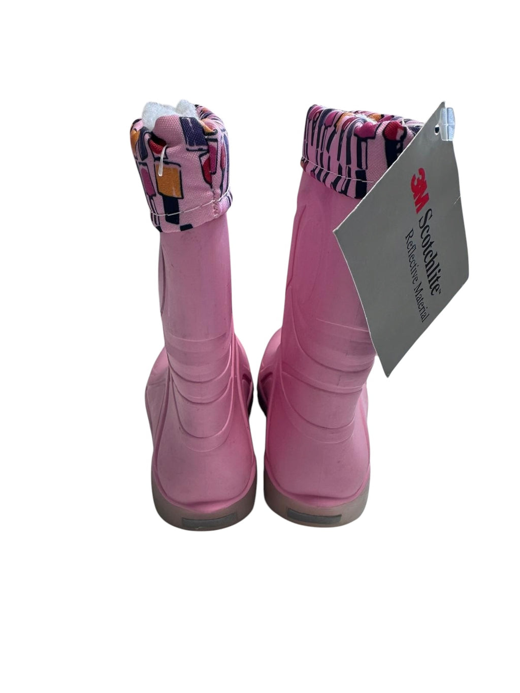 Gefütterte Kinder-Gummistiefel „Nail Art Pink