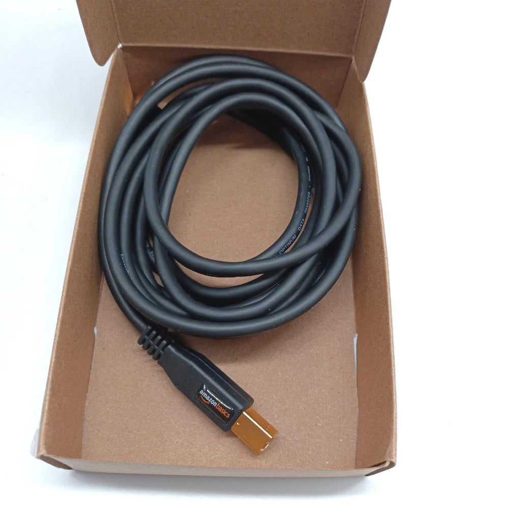 Amazon Basics USB Kabel 3 Meter robust für Drucker Scanner – Neu