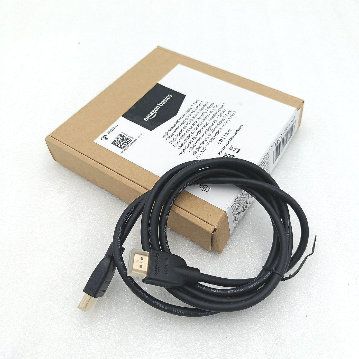 Amazon Basics HDMI Kabel 18 Meter Ultra HD 4K 2160p 60 Hertz Video – Sehr gut