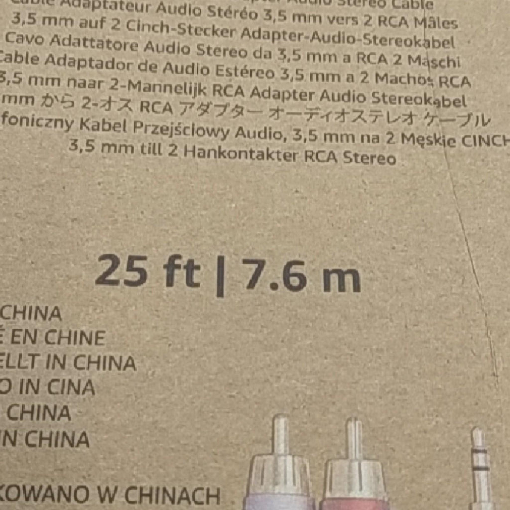 Amazon Basics 3,5-mm-Stereo-Klinkenkabel – Sehr gut