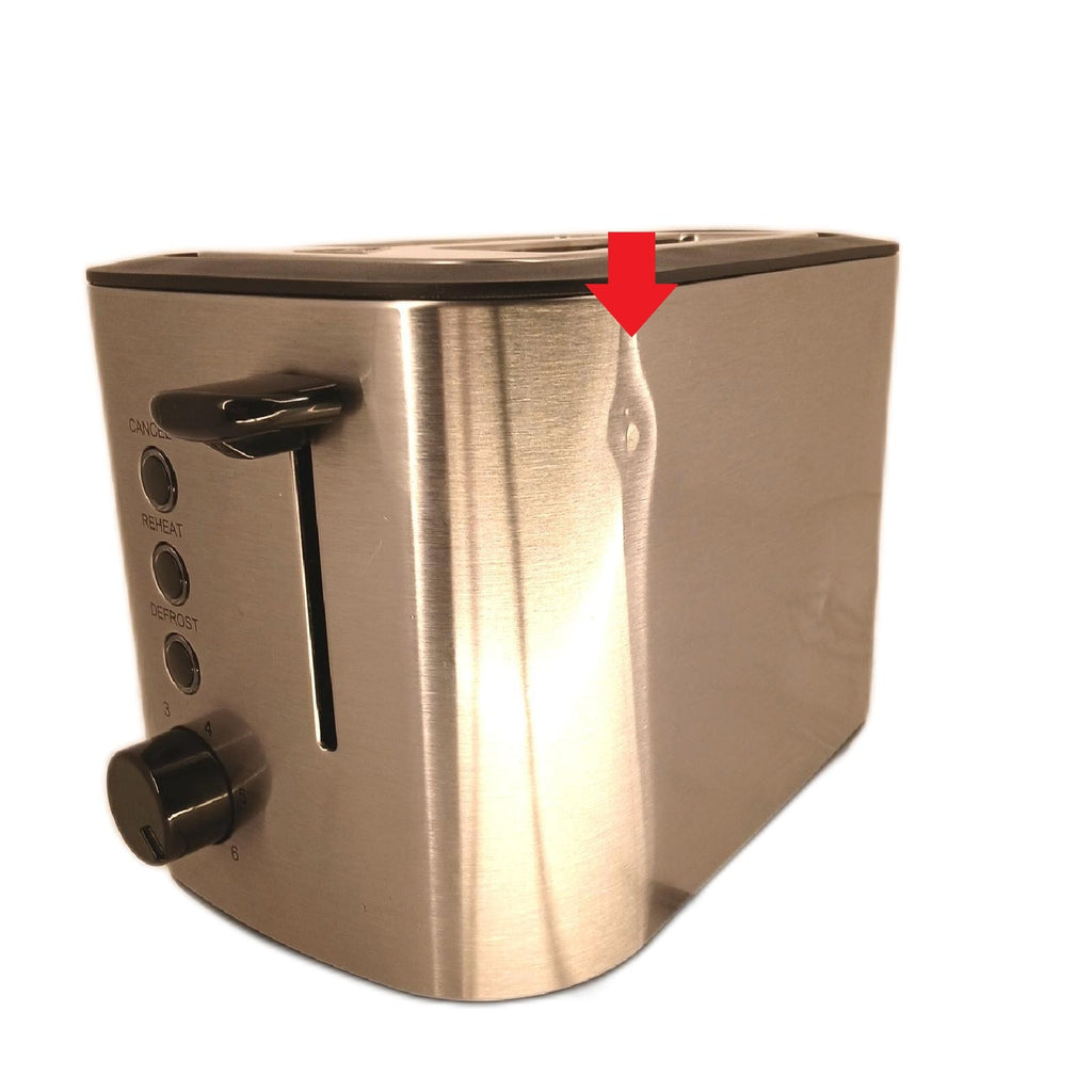 KitchenBoss Toaster 2 Scheiben Brötchenaufsatz Krümelschublade – Sehr gut