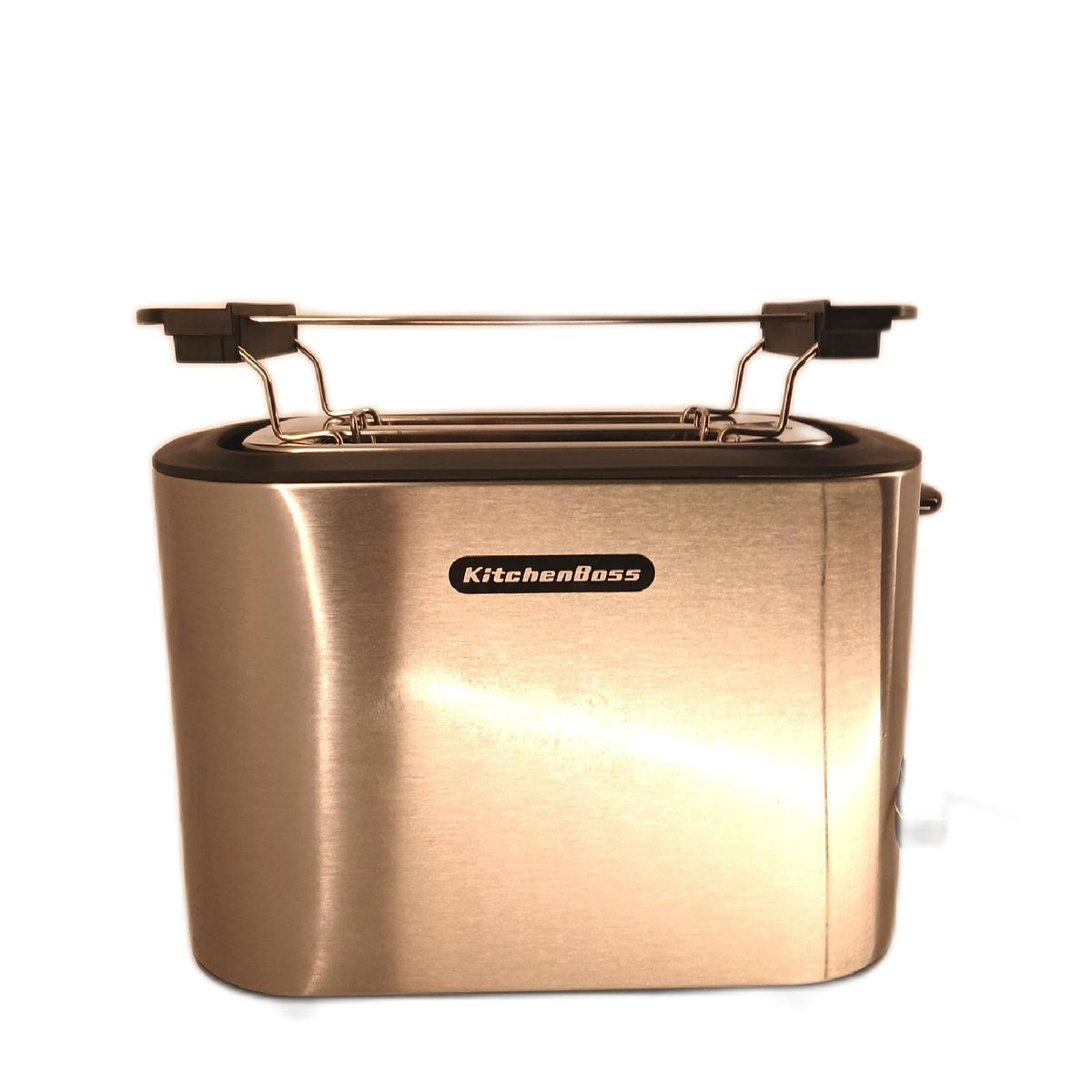 KitchenBoss Toaster 2 Scheiben Brötchenaufsatz Krümelschublade – Sehr gut