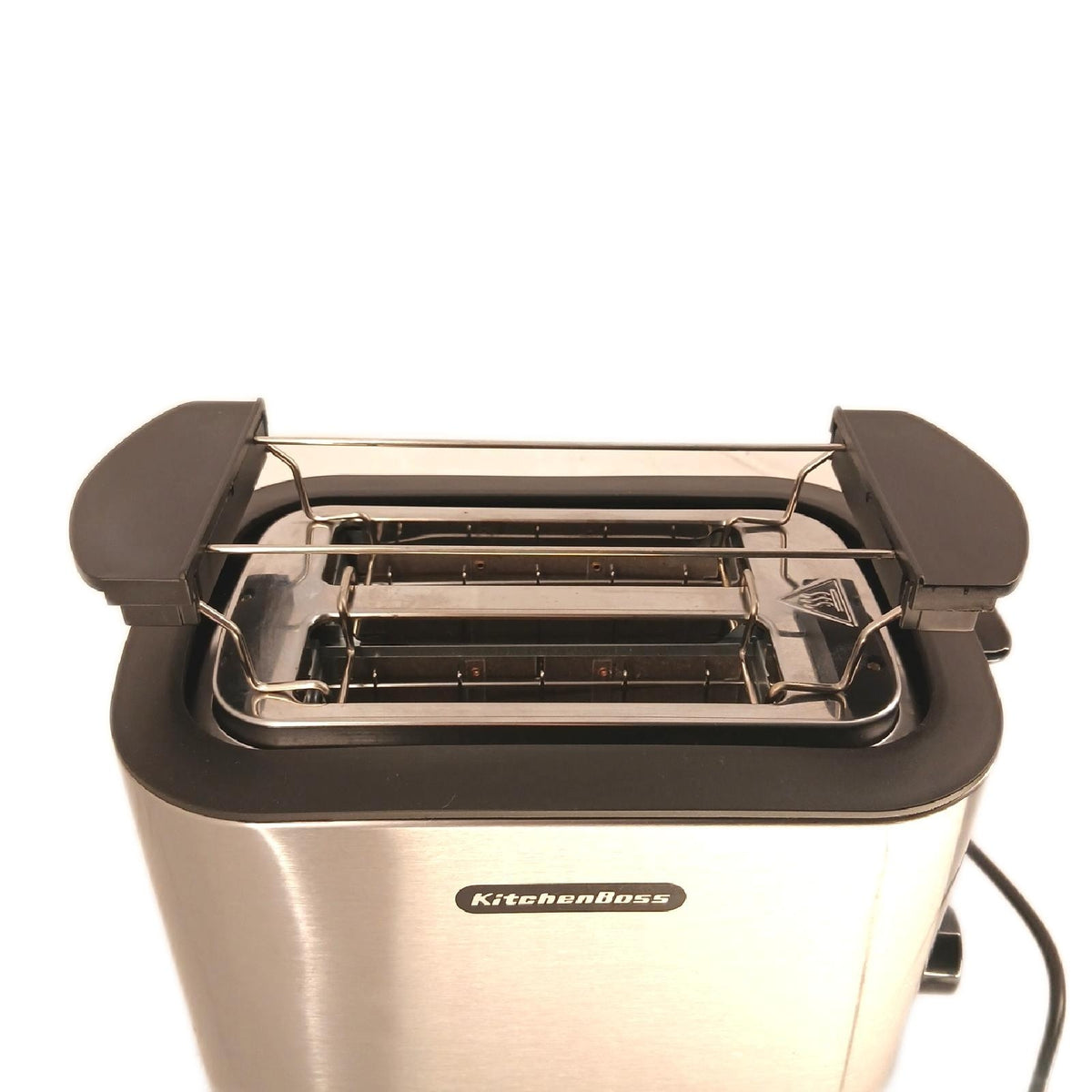 KitchenBoss Toaster 2 Scheiben Brötchenaufsatz Krümelschublade – Sehr gut