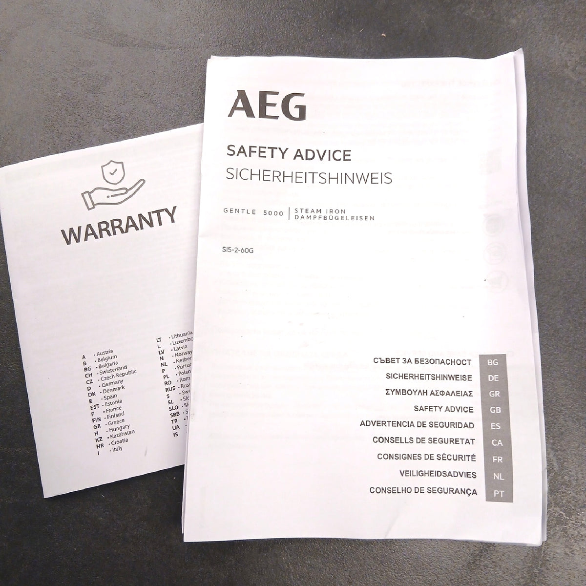 AEG Dampfbuegeleisen Haushaltsgeraete 2400 W Variable Dampfleistung – Sehr gut