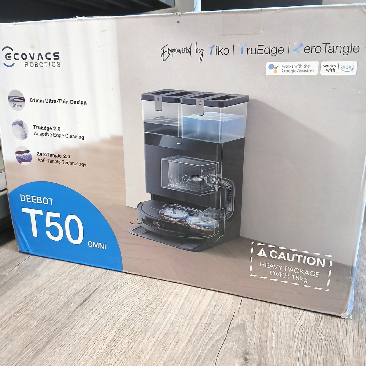 Ecovacs Saugroboter Bodenpflege Deebot T50 Omni Saugen Wischen – Wie --