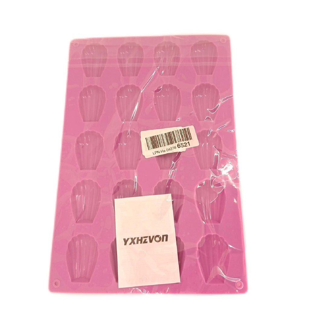 YXHZVON Silikonbackform Backzubehör 2 teilige Madeleine Form Antihaft – Neu