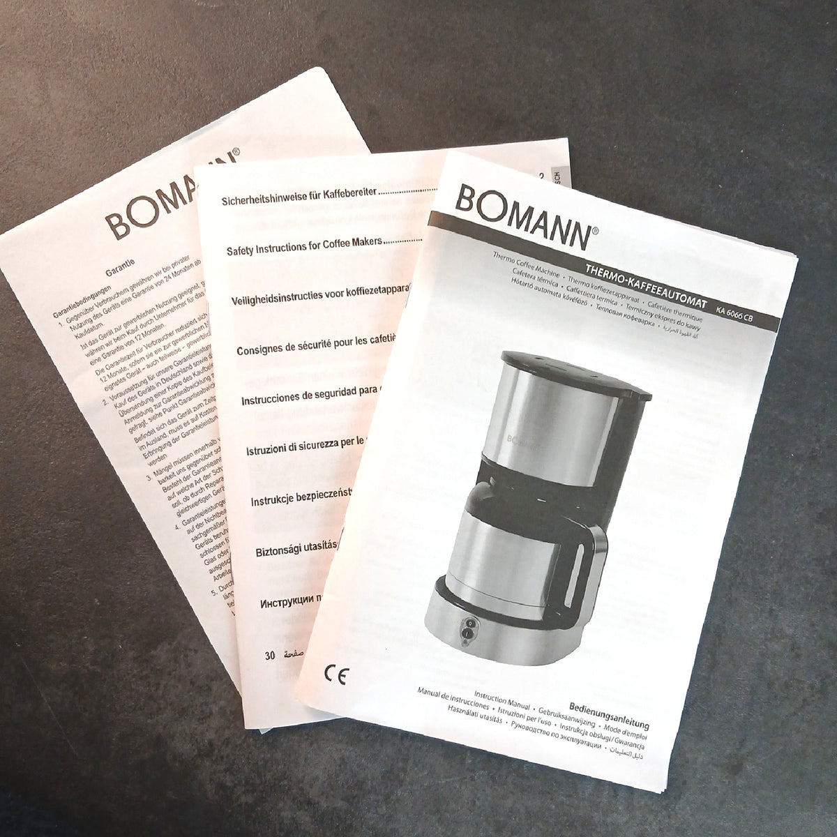 Bomann Kaffeemaschine Thermoskanne 8?10 Tassen Kaffee ca. 1,2L Filter Hot