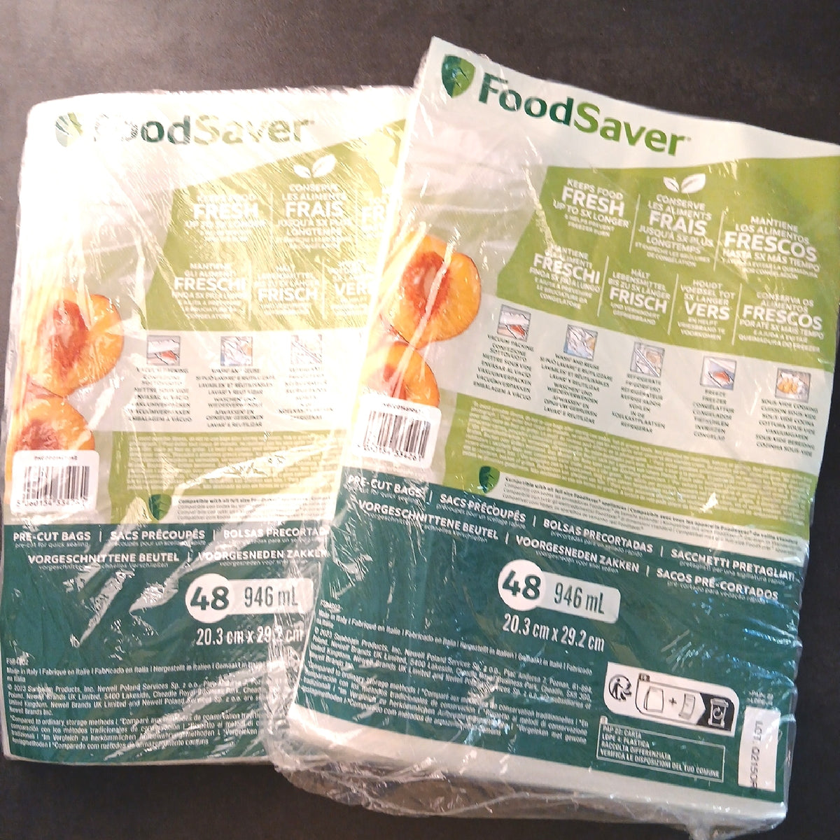 Foodsaver Folienrollen Haushaltsfolie Mega Kit 4 Rollen 28 × 550 cm – Neu