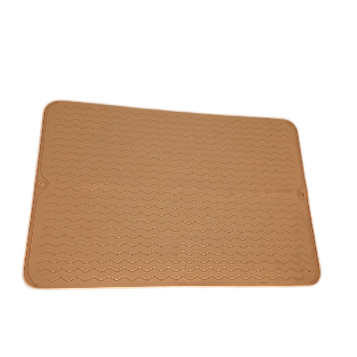 KitchenRaku Abtropfmatte Silikon 40 × 60 cm beige rutschfest – Neu