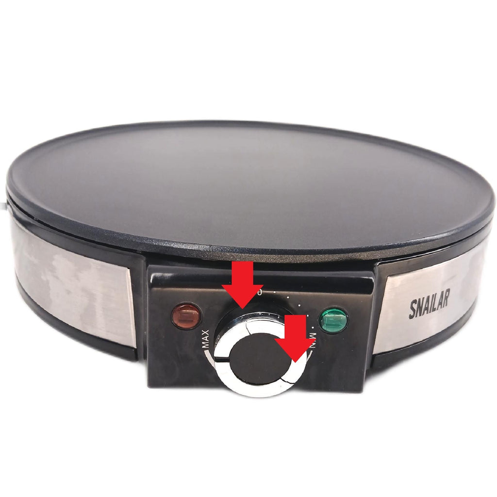 SNAILAR Crêpes-Maker, 1200 W, 30 cm Heizfläche – Sehr gut