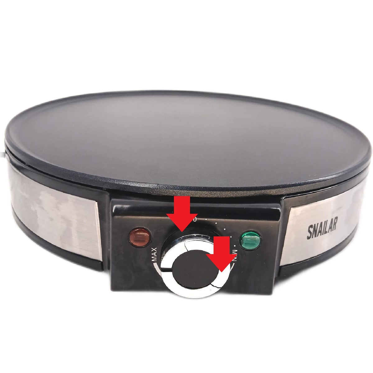 SNAILAR Crêpes-Maker, 1200 W, 30 cm Heizfläche – Sehr gut