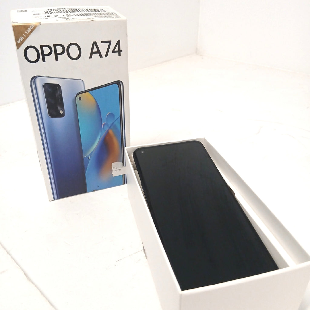 OPPO A74 Smartphone 6,4 Zoll FHD+ AMOLED Display, 5.000 mAh Akku – Defekt