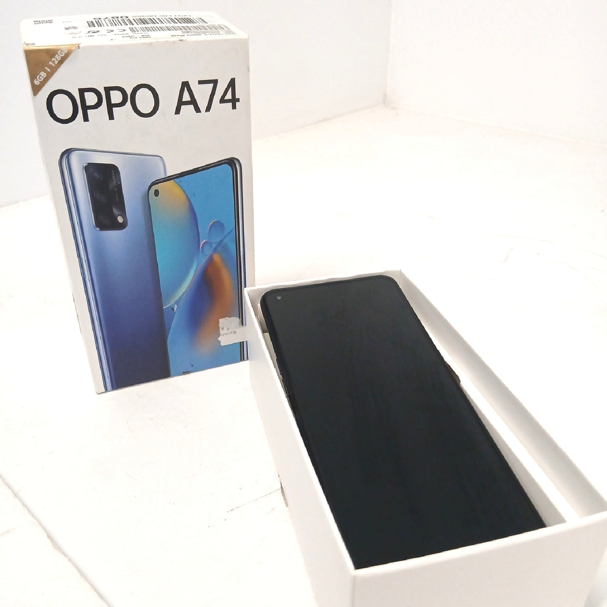 OPPO A74 Smartphone 6,4 Zoll FHD+ AMOLED Display, 5.000 mAh Akku – Defekt