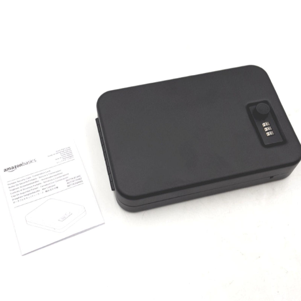Amazon Basics Aufbewahrungsbox Sicherheitstasche Dokumentenschutz XL – Wie neu