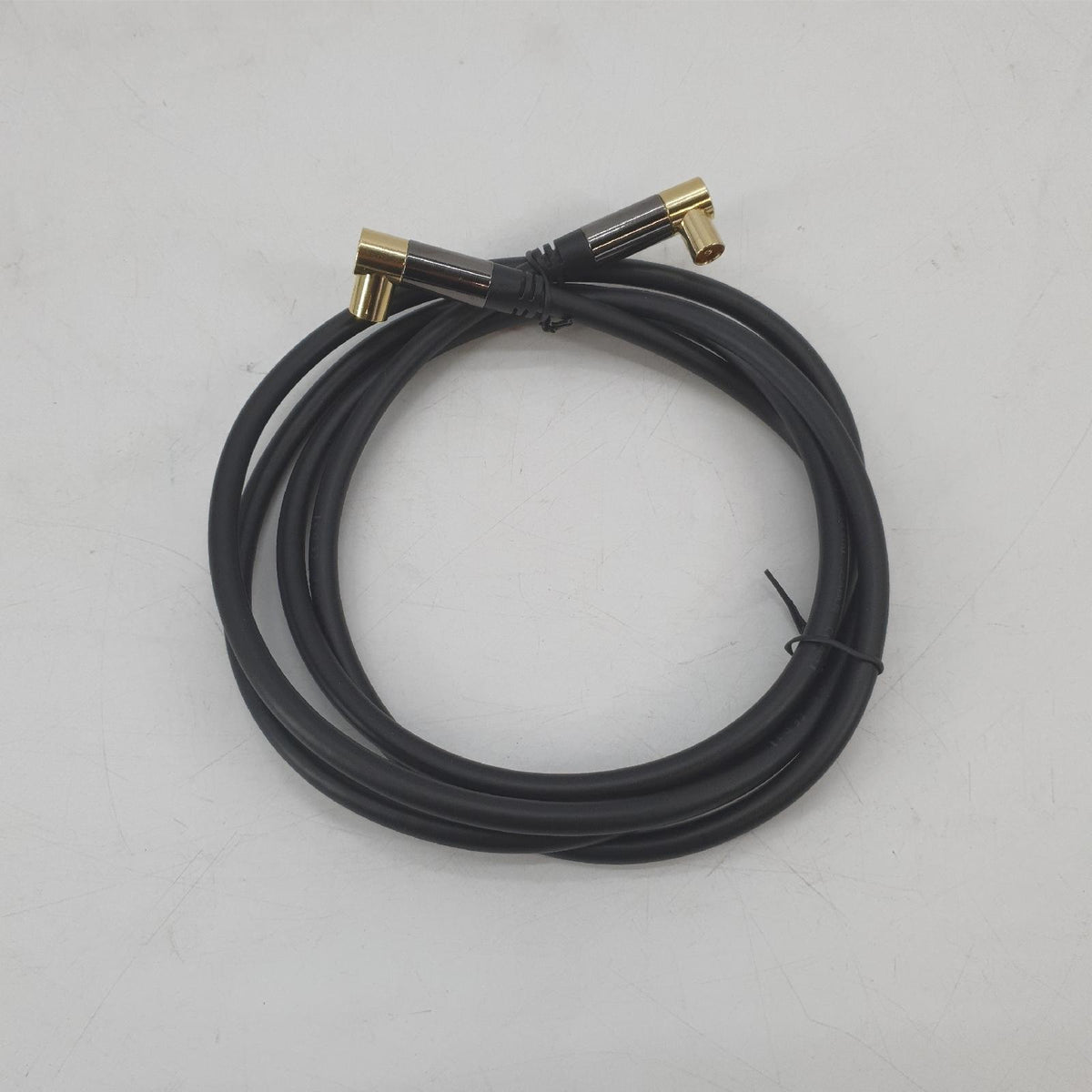 KabelDirekt Antennenkabel Fernsehzubehör Kabel gewinkelt Schwarz HDTV – Neu