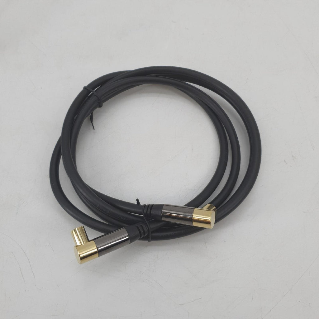 KabelDirekt Antennenkabel Fernsehzubehör Kabel gewinkelt Schwarz HDTV – Neu