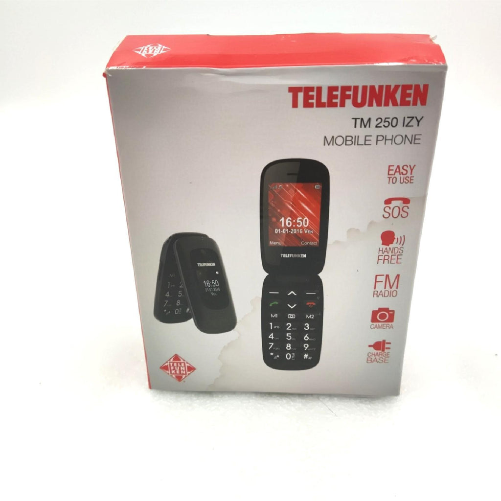 Telefunken TM 250 Izy Freigeschaltetes Mobiltelefon 2G 2,4 Zoll+1,44 – Sehr gut
