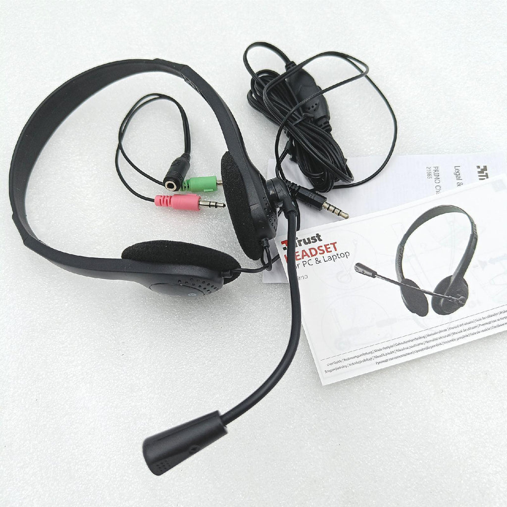 Trust Chat Headset Telefonzubehör Office Ausstattung Primo Robust – Sehr gut