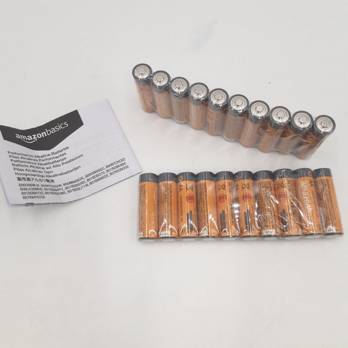 Amazon Basics Batterien Energieversorgung AA 20er-Pack Stromquelle – Sehr gut