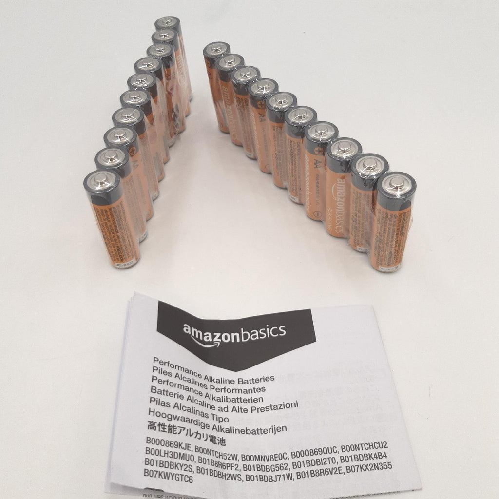 Amazon Basics Batterien Energieversorgung AA 20er-Pack Stromquelle – Sehr gut