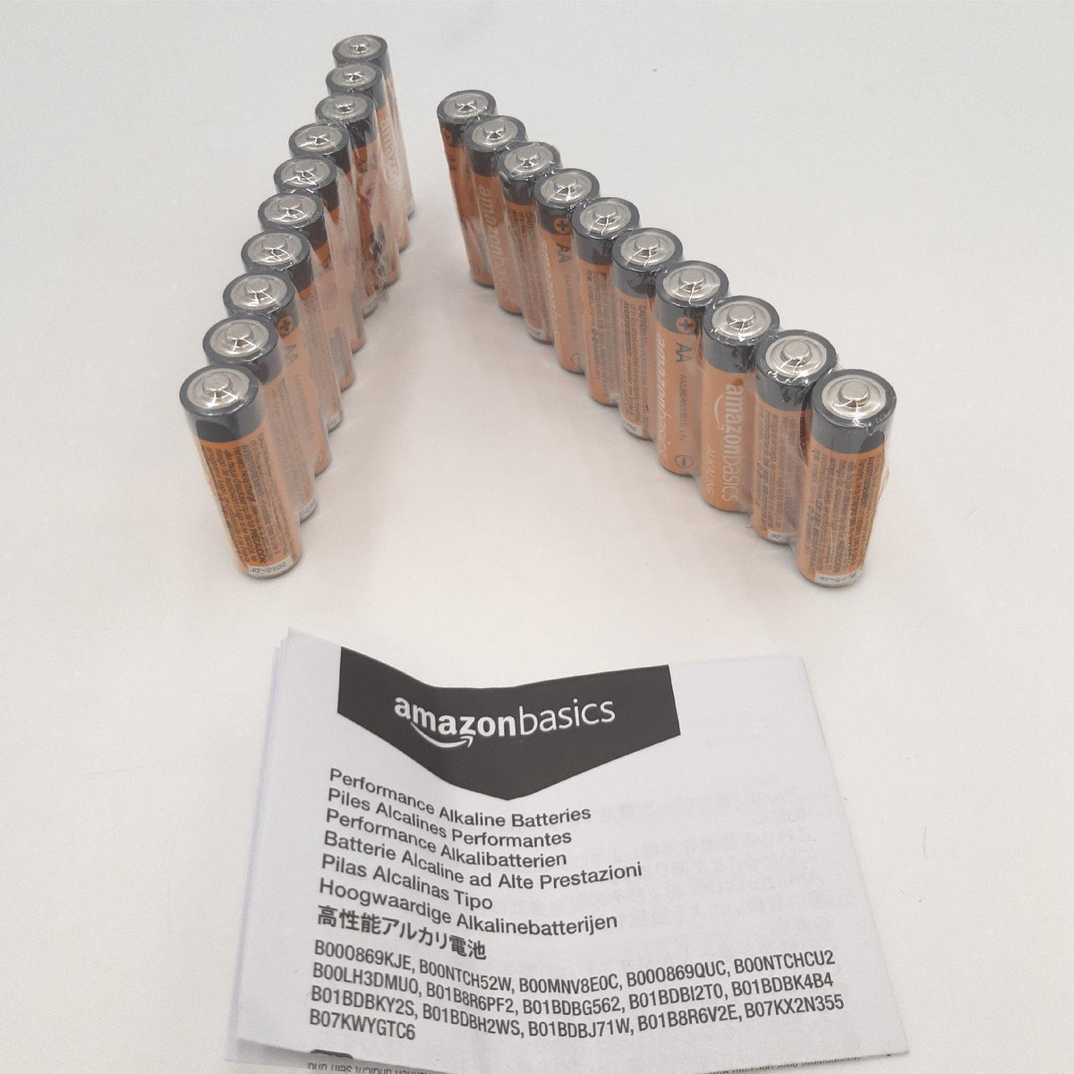 Amazon Basics Batterien Energieversorgung AA 20er-Pack Stromquelle – Sehr gut