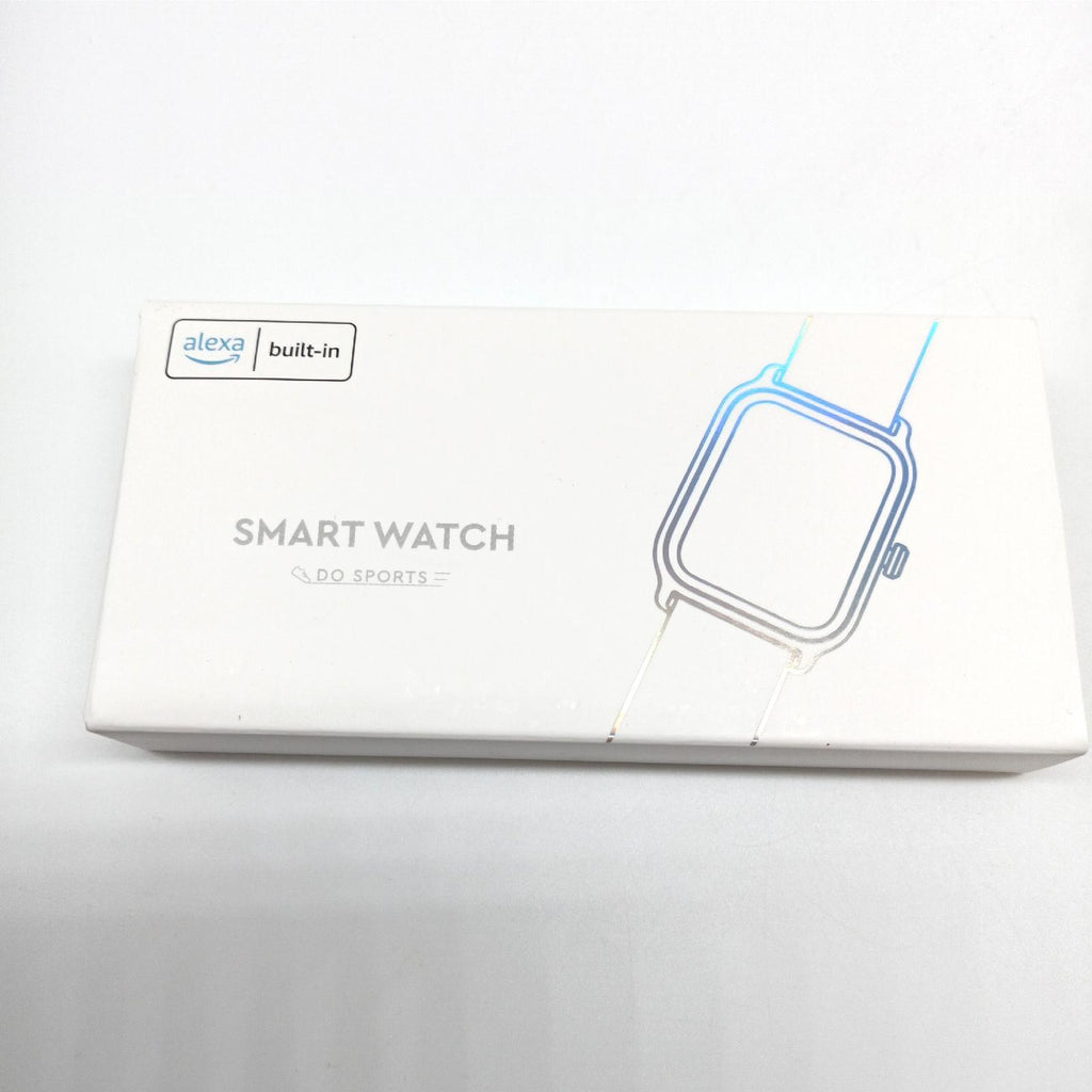 Smartwatch Fitnessuhr Sportuhr Transparent 4259 Alexa Steuerung Anrufe – Wie neu