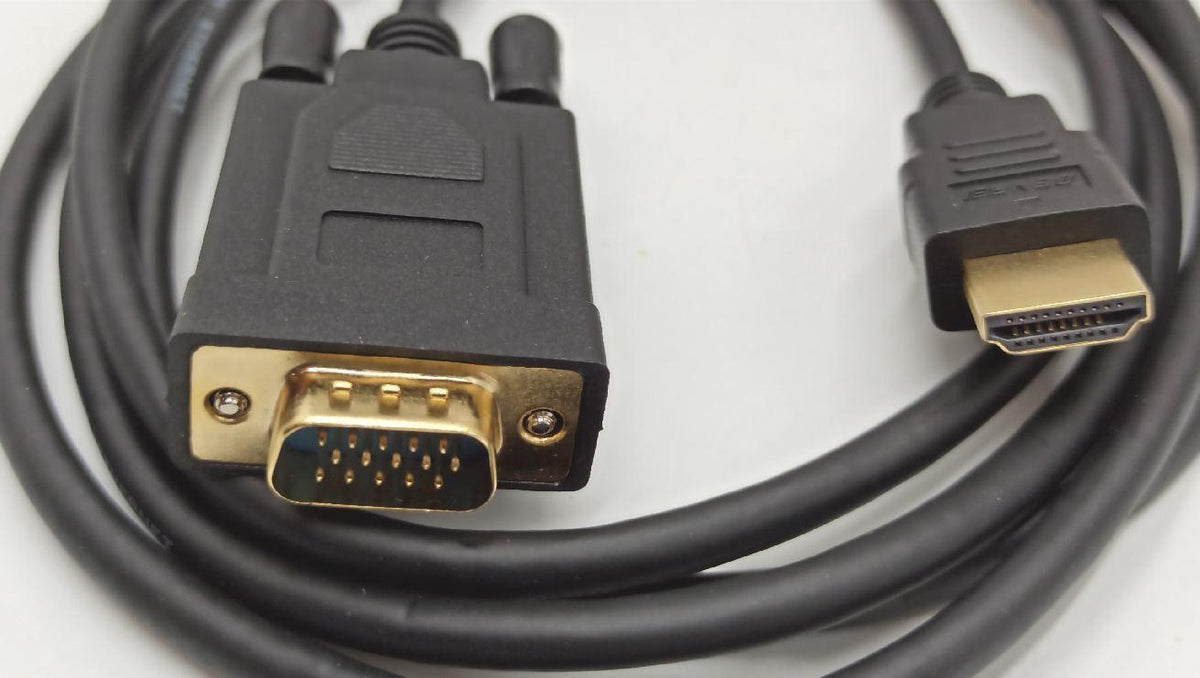 BENFEI Kabel Adapter Elektronik HDMI VGA D SUB 15 Pin Full HD 1080P Anschluss Monitor Projektor Kabel