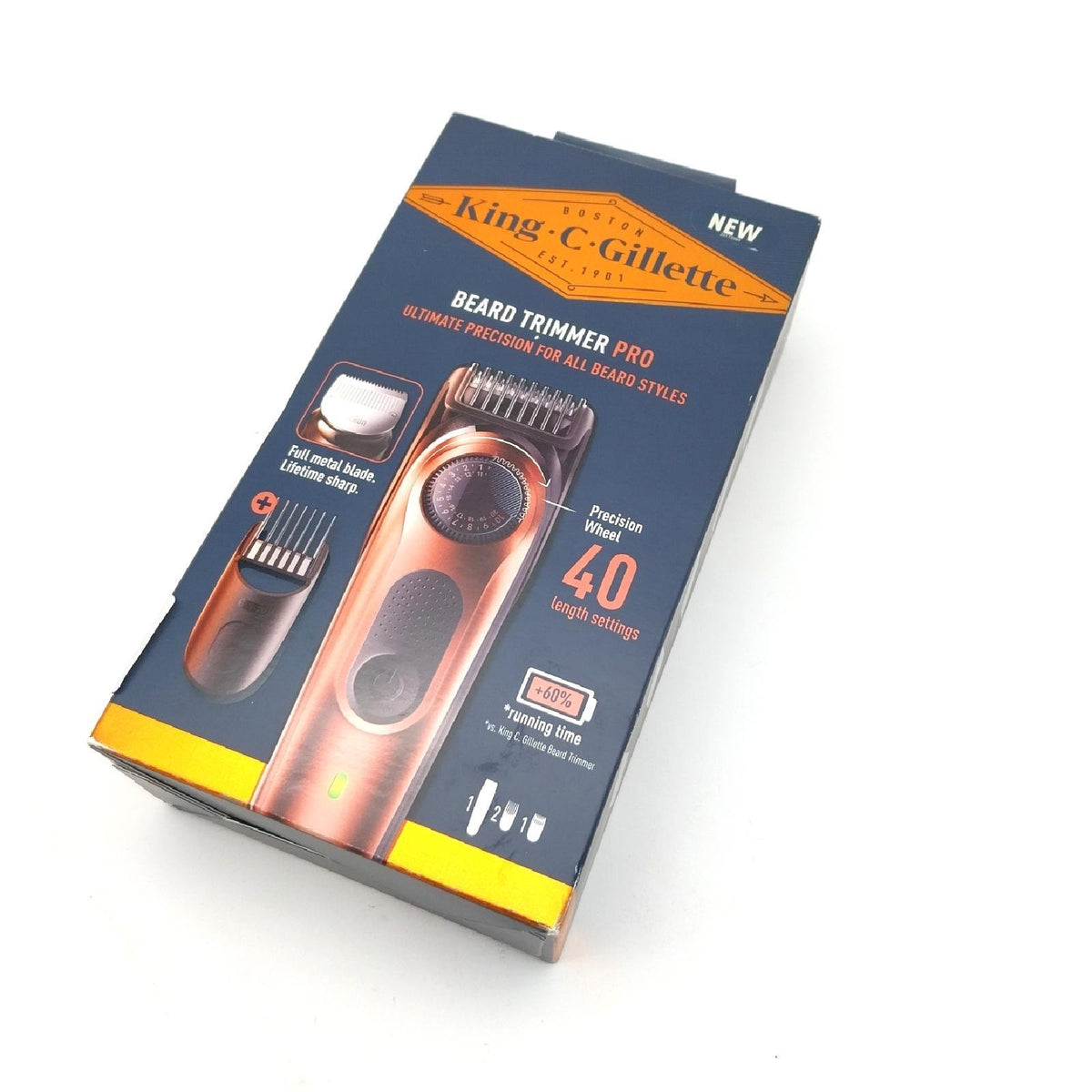 Gillette Bartschneider Bartpflege King C Pro Präzisionsrasur sauber – Sehr gut
