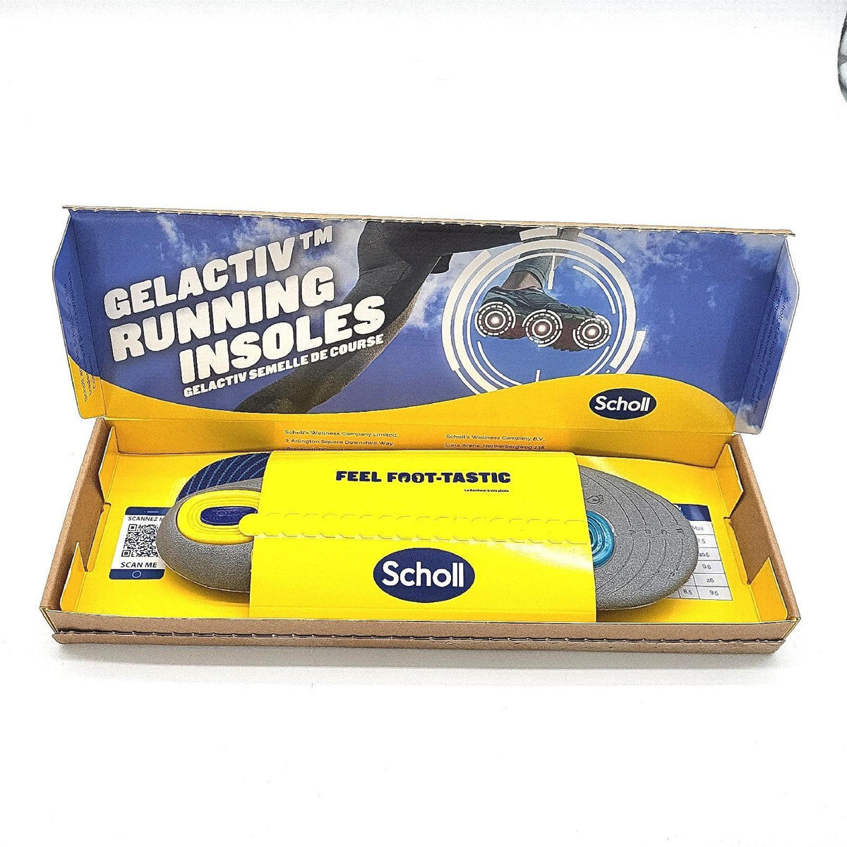 Scholl Einlegesohlen Schuhzubehör Dämpfung Gel Activ Running Damen – Wie neu