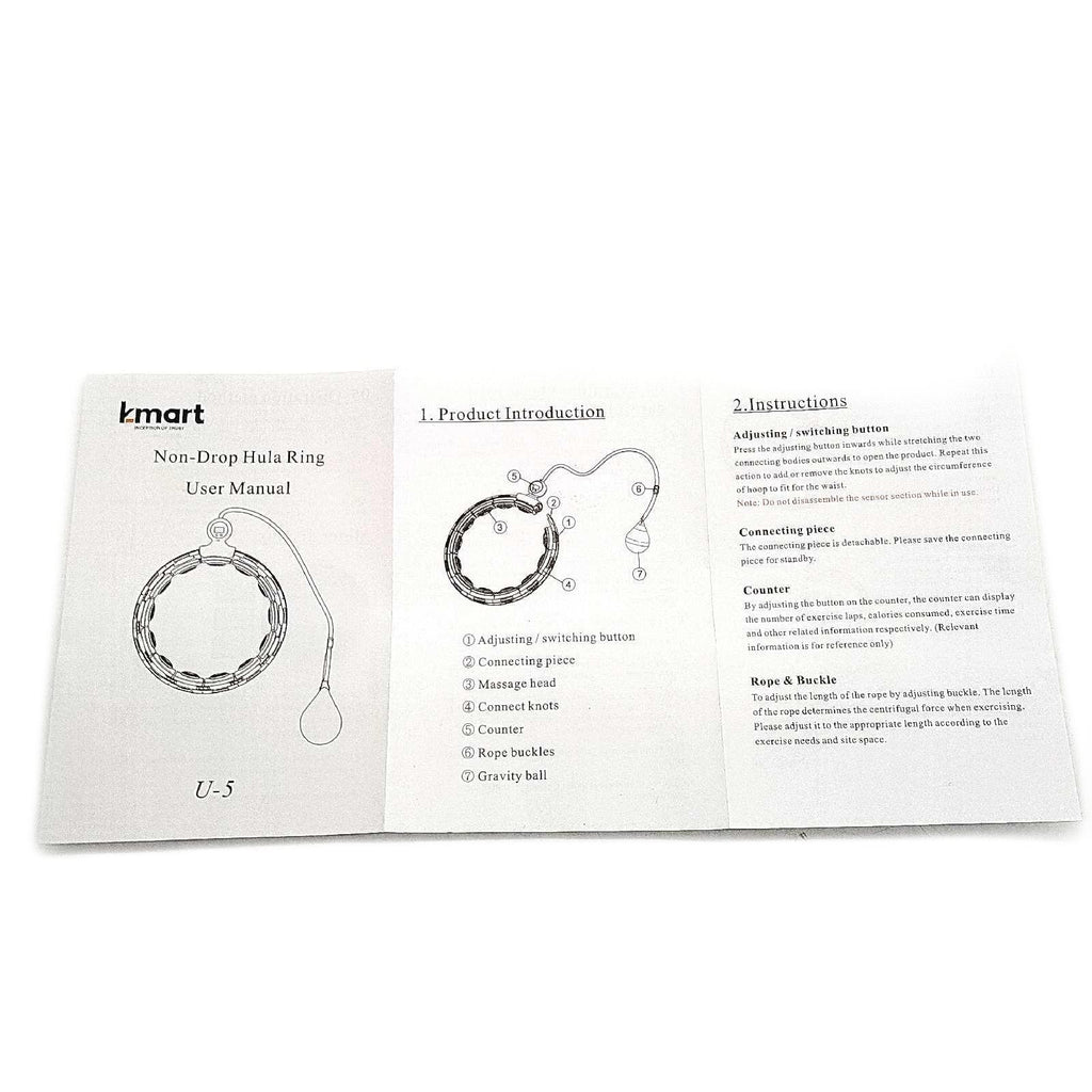 Homay Hula Hoop Reifen Fitnessgeräte BauchFit Trainingsreifen Workout – Sehr gut
