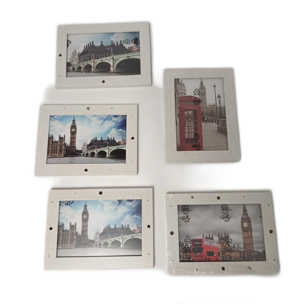 SONGMICS Fotorahmen Wandcollage Wohnaccessoires Kapazität 12 Fotos 10 – Wie neu