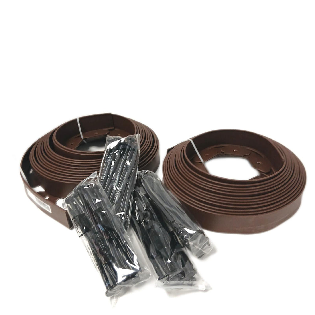 Garteneinfassung Kunststoff Gartenzubehör Gartenbedarf flexibel robust – Wie neu