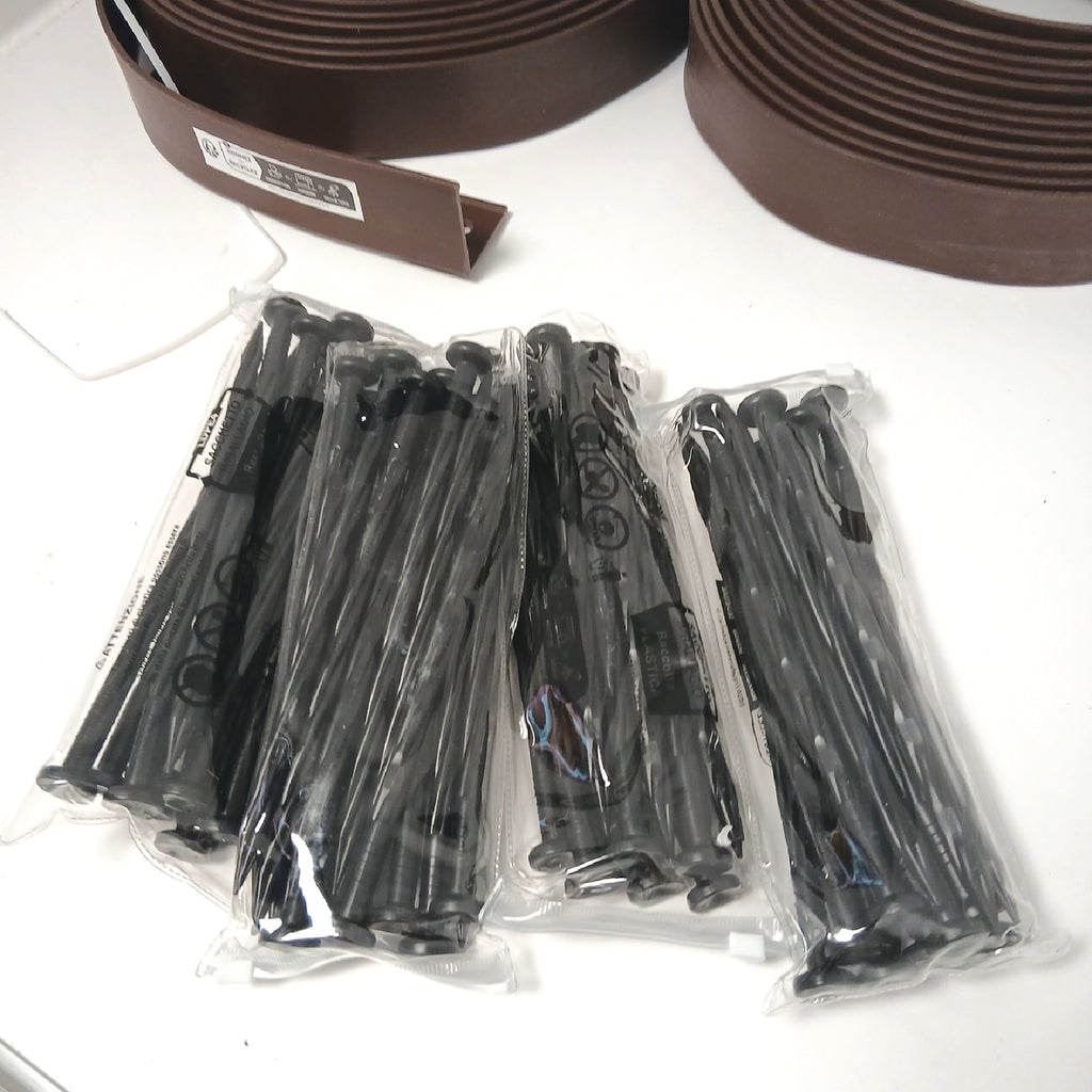 Garteneinfassung Kunststoff Gartenzubehör Gartenbedarf flexibel robust – Wie neu
