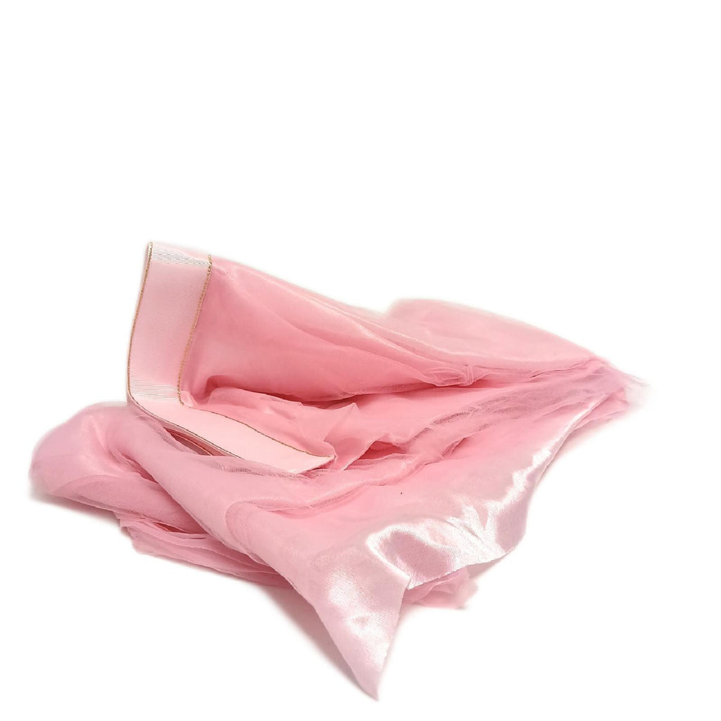 mymm Tischrock Tischdekoration Festliche Deko Romantisch Rosa Gaze 91 – Sehr gut