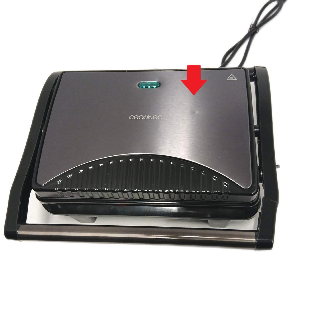 Cecotec Elektrogrill Rock'nGrill Dark 1000. 1000 W Steinbeschichtung Wanne – Gut