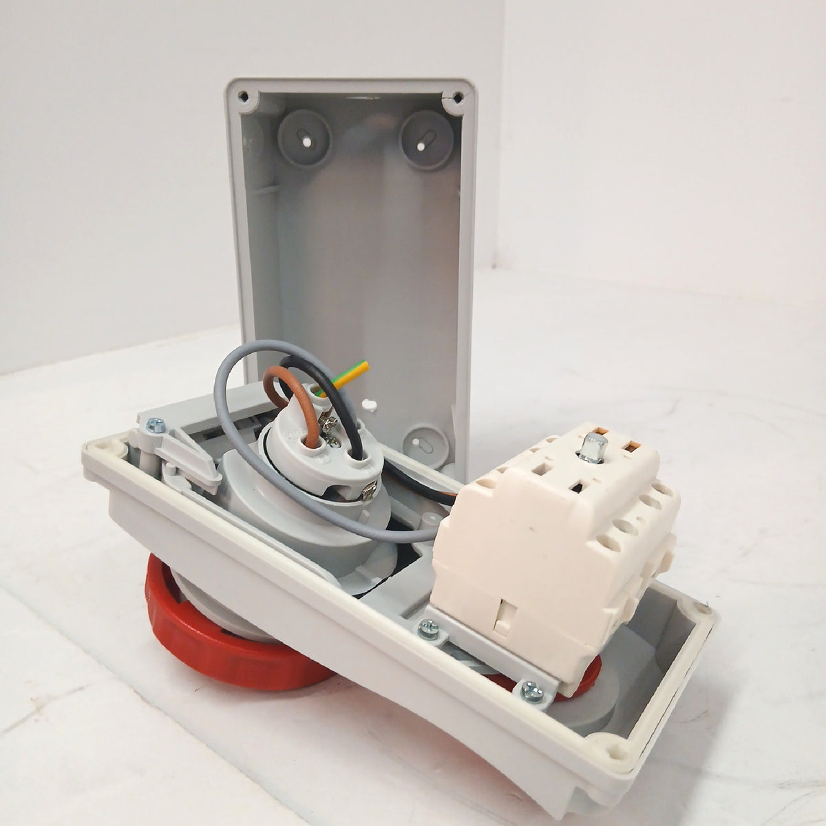 Power Vertikale Steckdose Elektroinstallation Stromversorgung Leistung – Wie neu