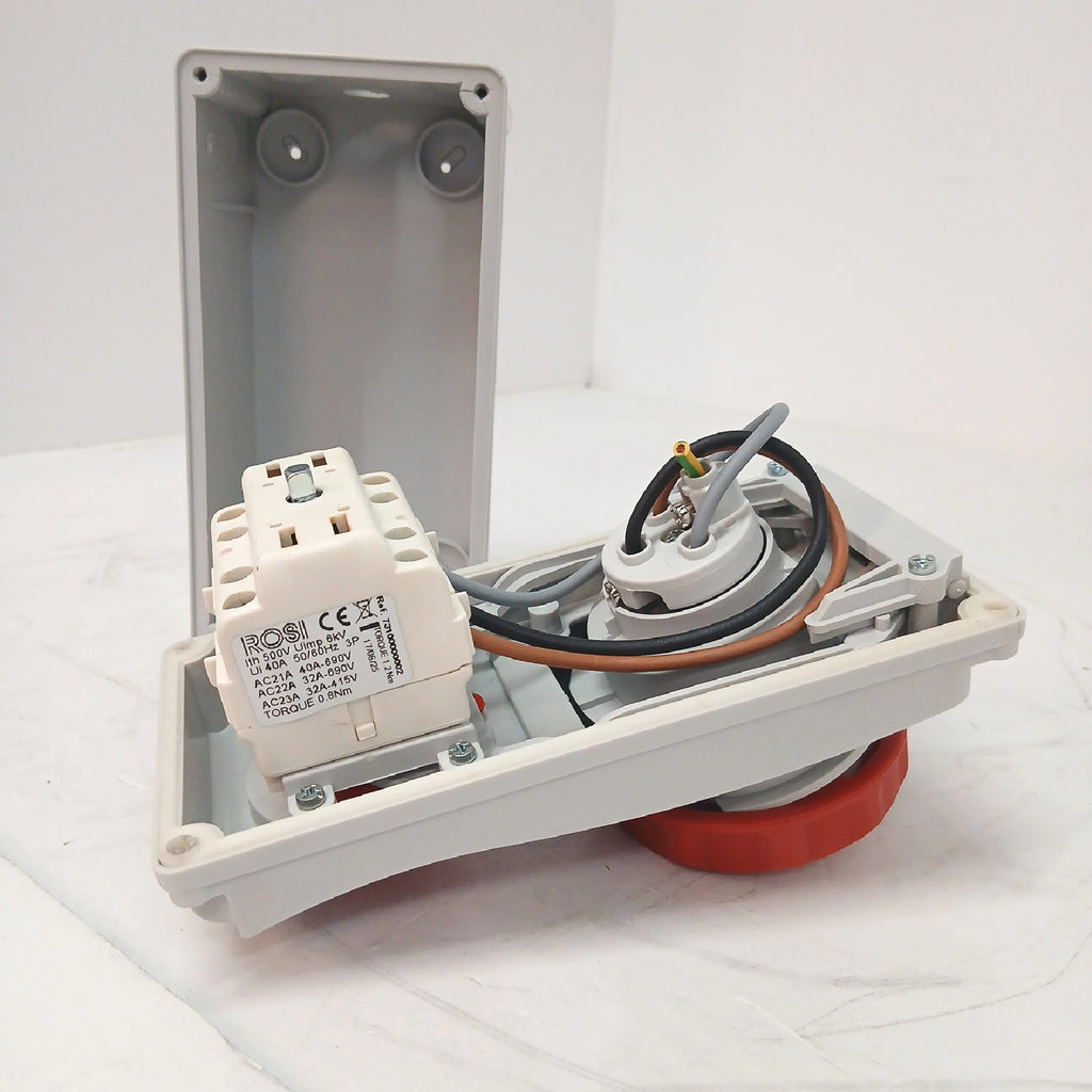 Power Vertikale Steckdose Elektroinstallation Stromversorgung Leistung – Wie neu