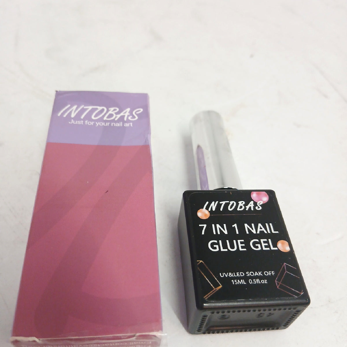 INTOBAS 7-IN-1 Nail Glue Gel Uv Extra Strong For False Nails 15Ml Nail – Wie neu