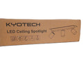 Kyotech Deckenleuchte Beleuchtung Lampe Schwarz Energieeffizient LED 3 – Wie neu