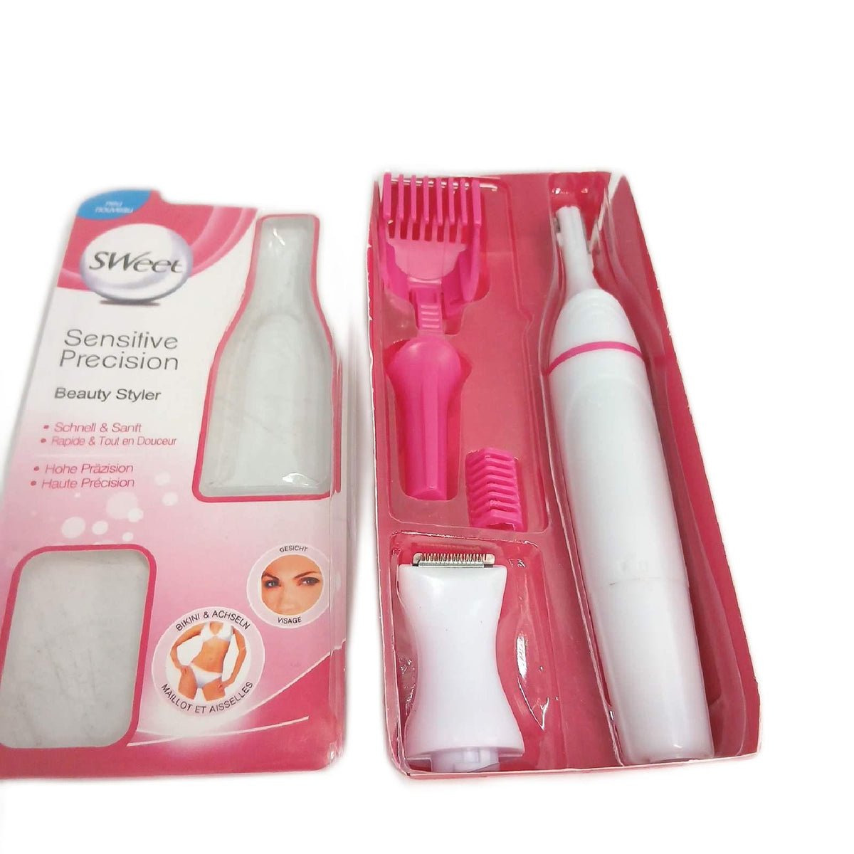 Time Of Sale elektrischer Gesichts- und Bikinizonen-Trimmer – Wie neu