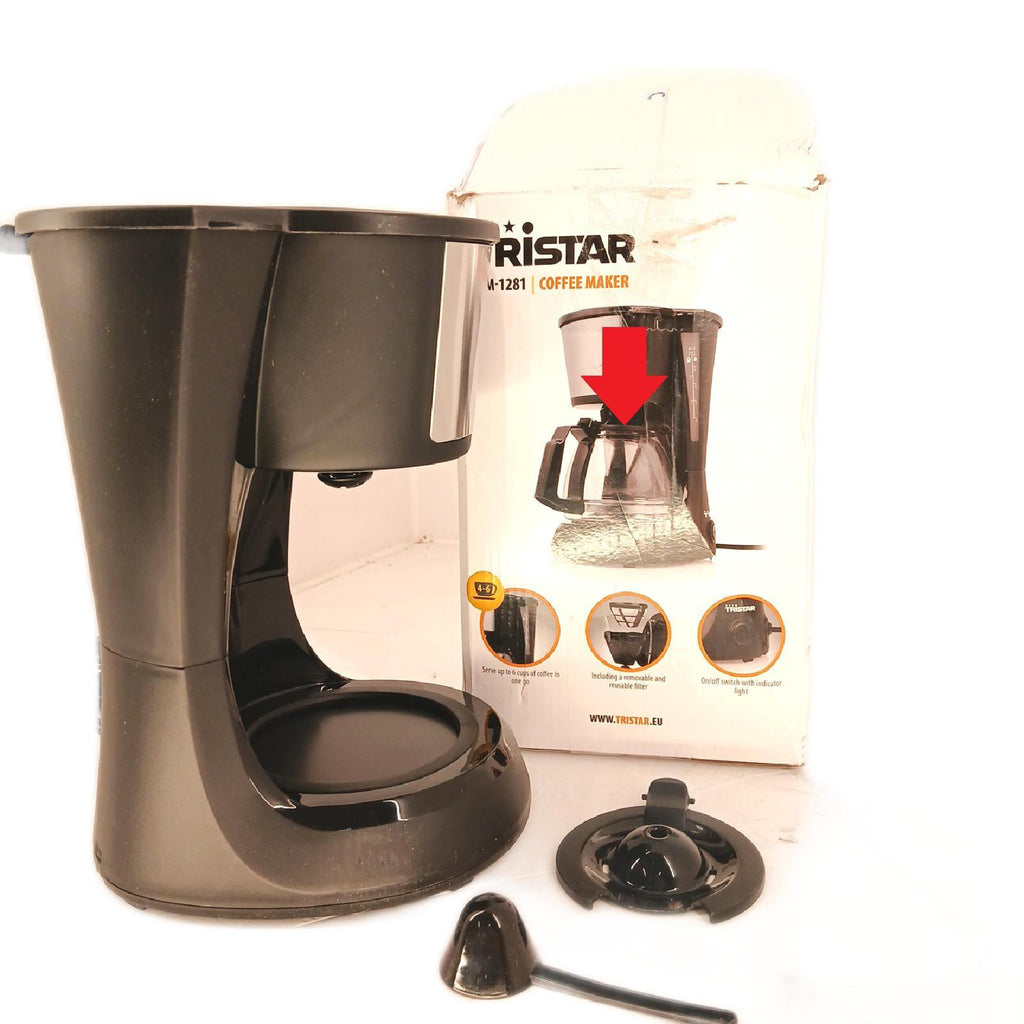 Tristar Filterkaffeemaschine 750 ml für 6 Tassen mit – Wie neu, unvollständig