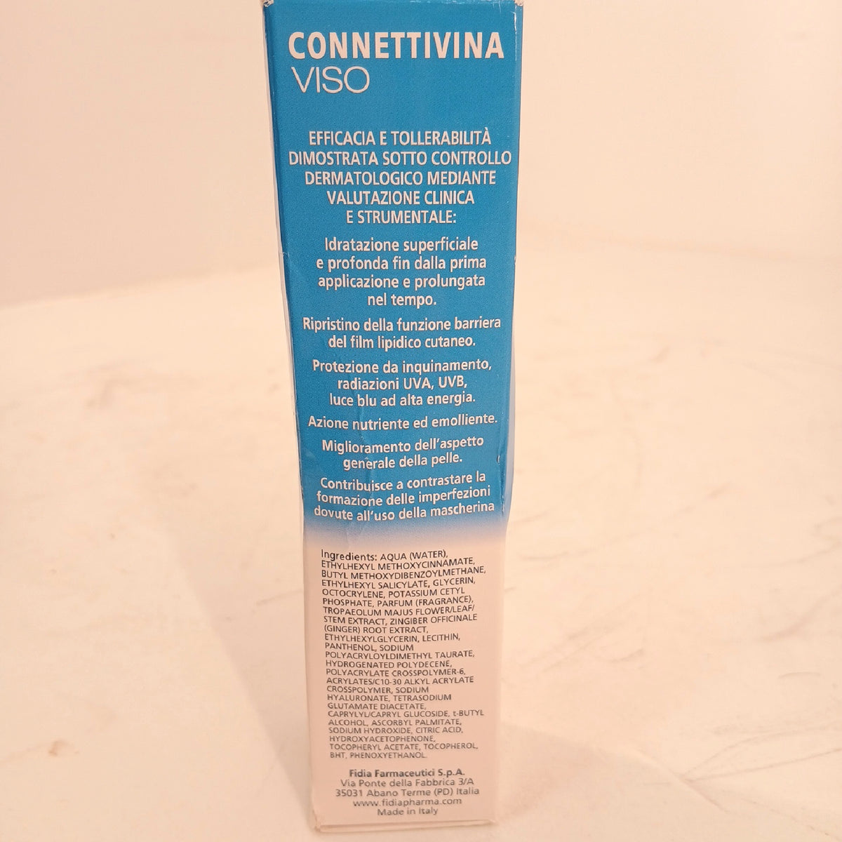Fidia Pharmazeutika Emulsion Kosmetik Flüssige Feuchtigkeit spendend – Wie neu