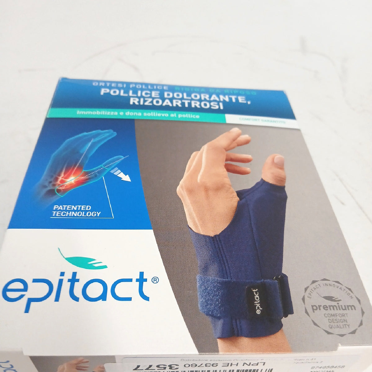 Epitact Orthese Handgelenkbandagen Medizinische Hilfsmittel Rizoarthrose Entlastung Schmerztherapie Ergonomisch Komfortabel Unterstützend