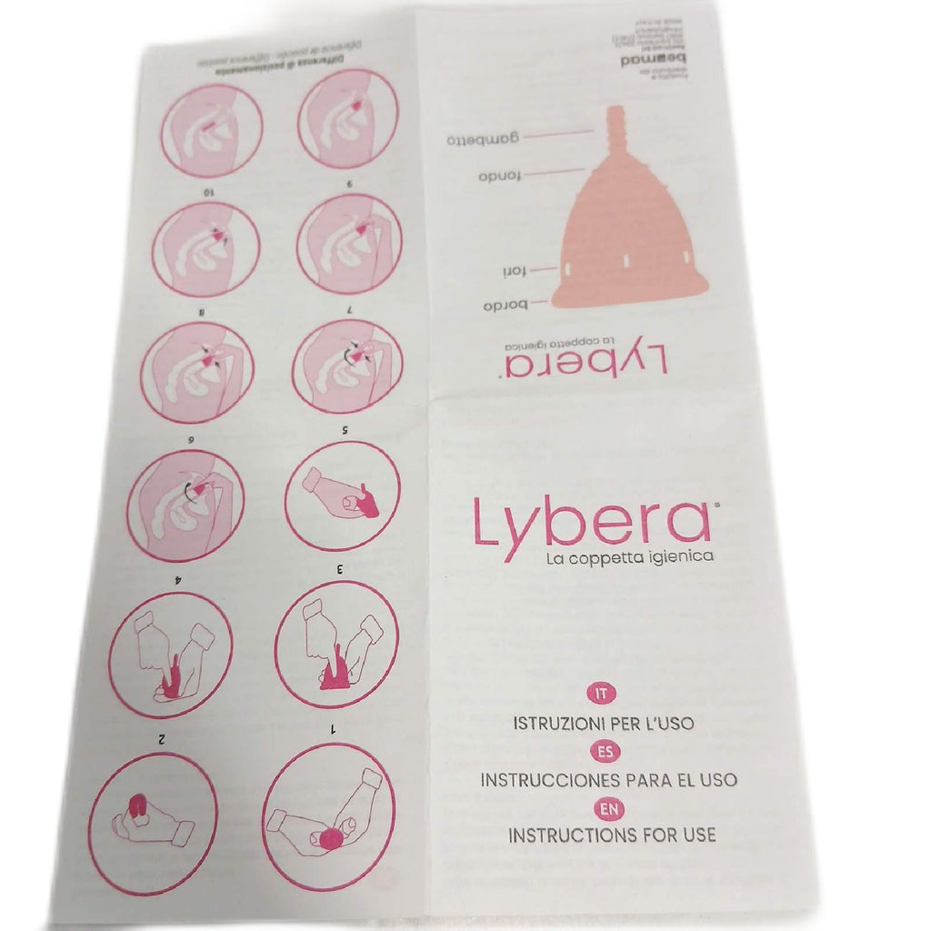 Lybera Menstruationstassen Damenhygiene Set Italien hergestellt – Wie neu