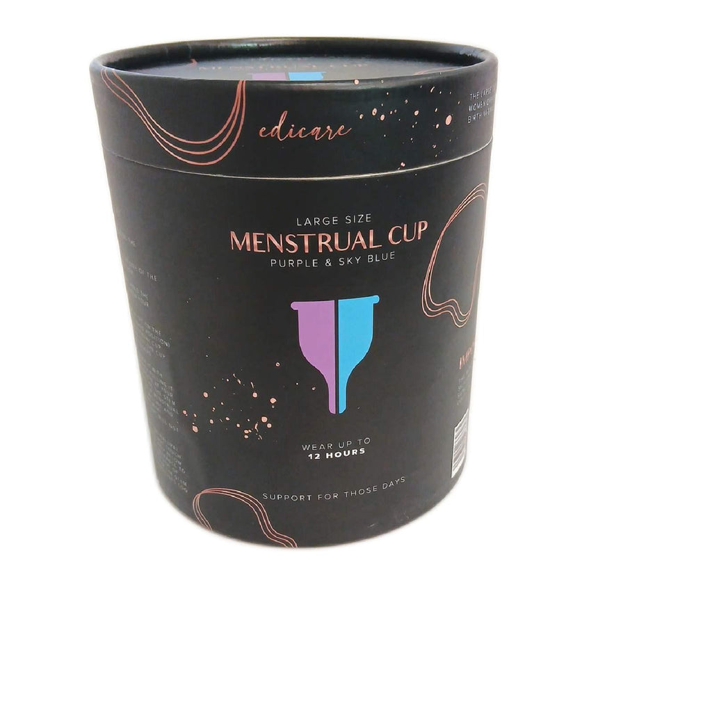 Edicare Menstruationstasse Damenhygiene Set Sterilisator Tragbar – Wie neu